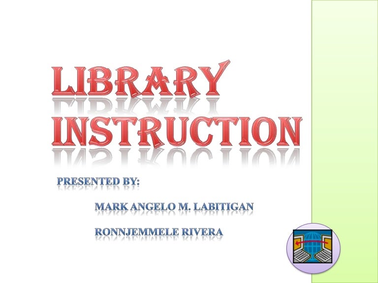 Library instruction(opac)