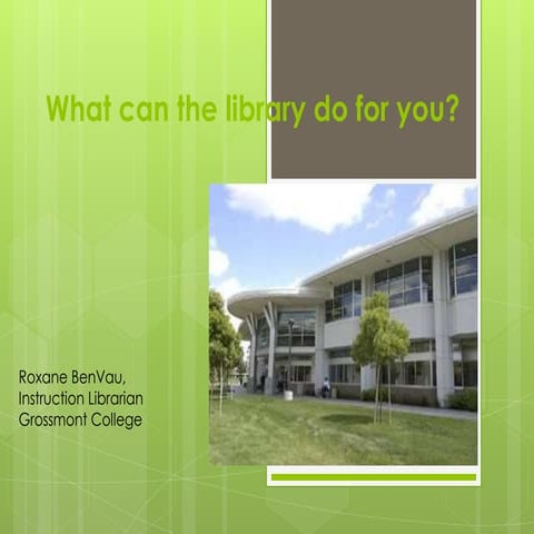 Library instruction sessions