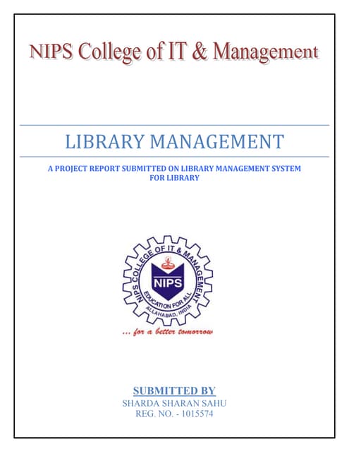 Library Management System Project in C | PPT