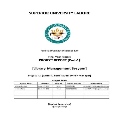 Library management system se project | PDF