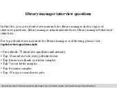 top 7 librarian interview questions answers library interview questions