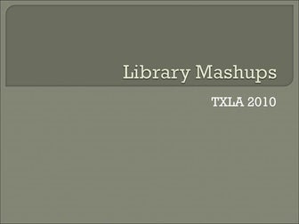 Library mashups