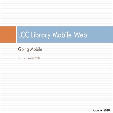 Library mobile web
