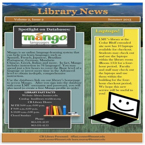 Library newsletter 2.21