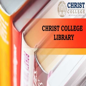 Library orientation for students