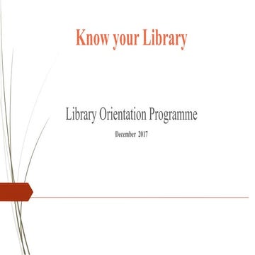 Library orientation 2017 ssus