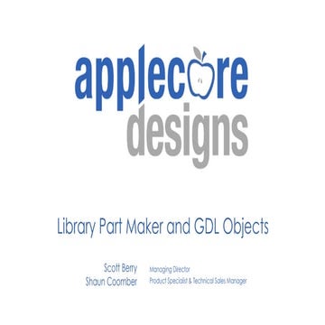 Library Part Maker and GDL Objects | PDF