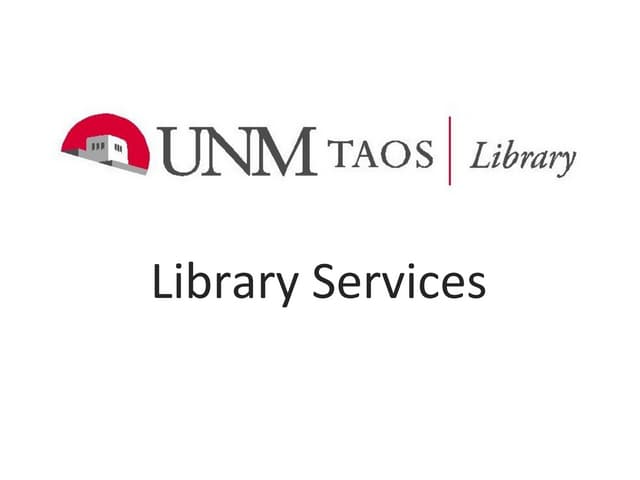 Library powerpoint