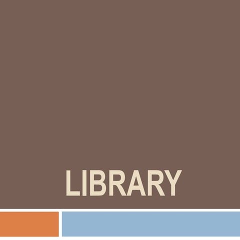 Library ppt