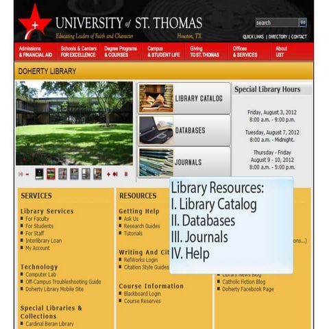 Library resources | PPTX