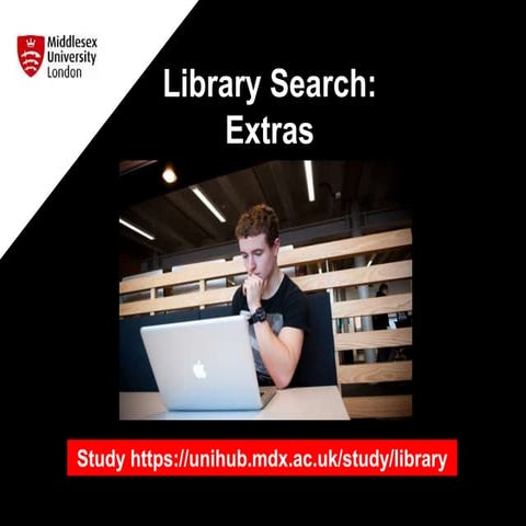 Library Search 2:  Extras 2021