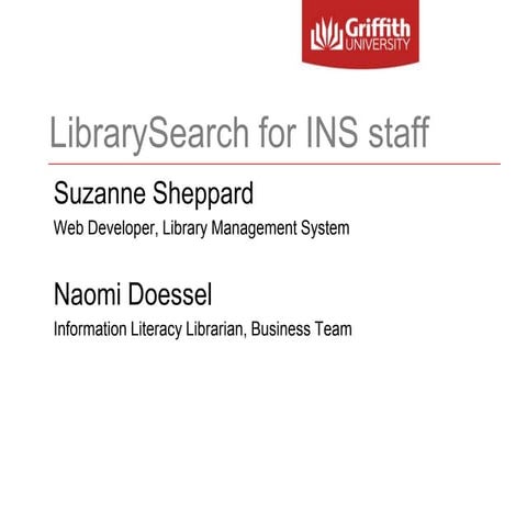 LibrarySearch bootcamp
