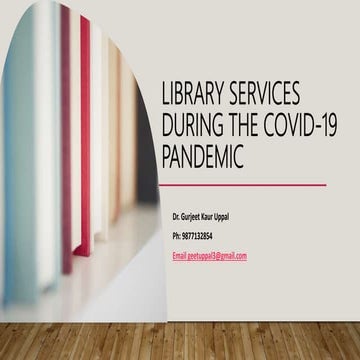 Library services during covid pandemic