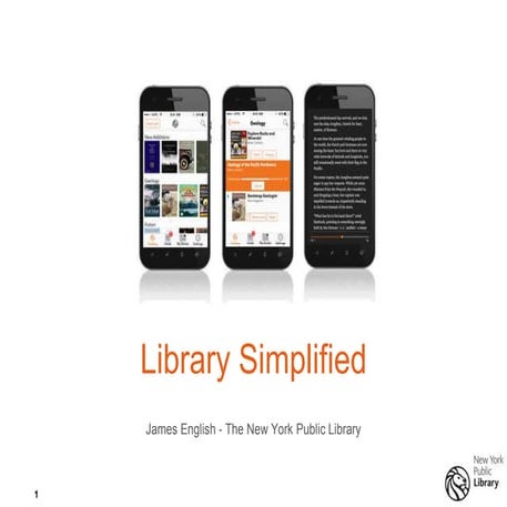 James English,  The New York Public Library @European Digital Distributors Me...