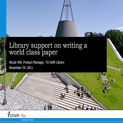 Library support on writing 111122