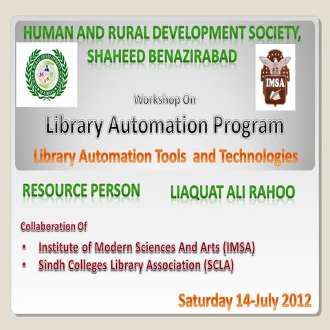 Library tools and technologies