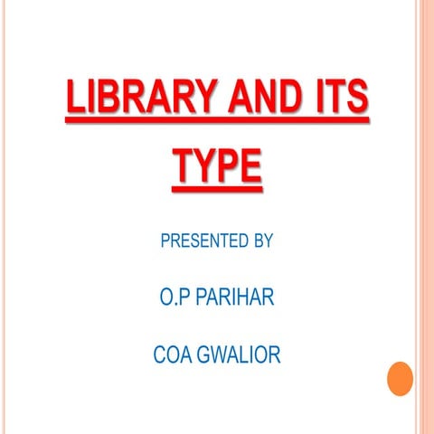 Library types (1)