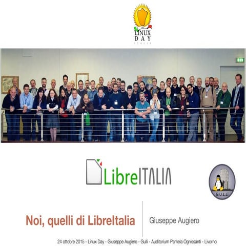 Presentazione di LibreItalia al Linux Day 