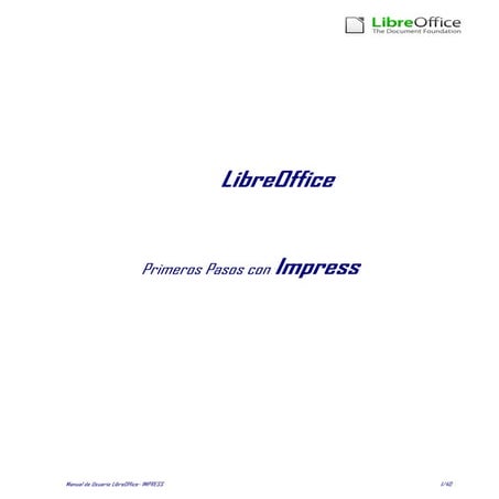 Libre office   manual usuario impress