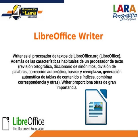 Libre office writer