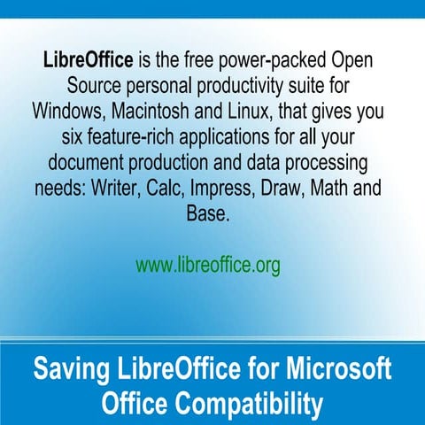 Introduction to Libre (Beginner Guide) .pptx