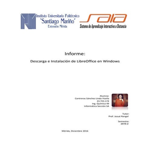 Libre office informe