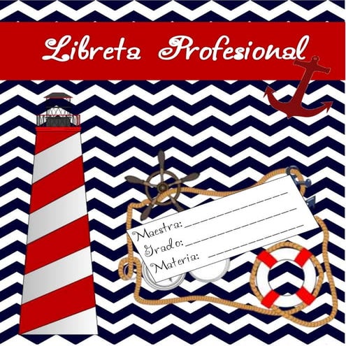 Libreta profesional 2014 nautica