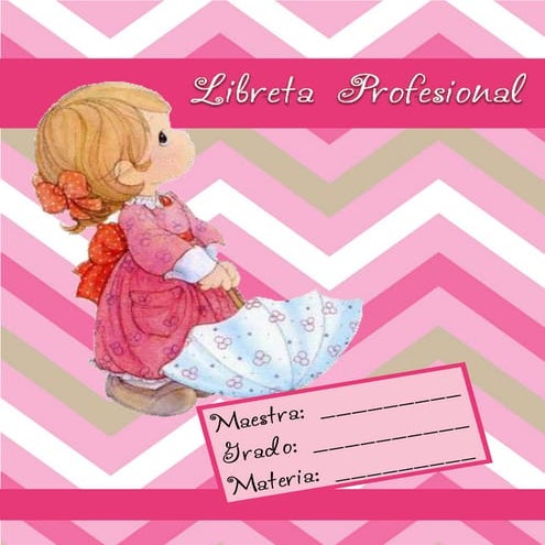 Libreta profesional 2014 Precius Moments