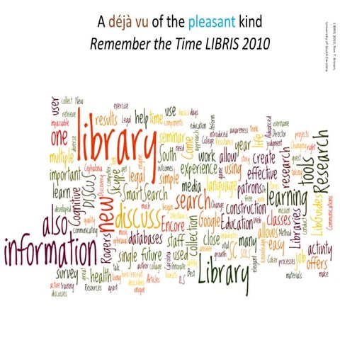 Libris Keynote May 14 2010