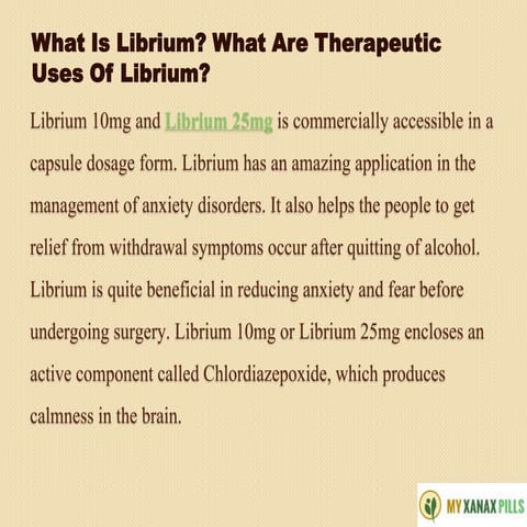 Buy Librium 10mg or Librium 25mg | Allgenericpharmacy