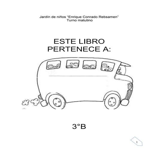 Libro de tareas para preescolar