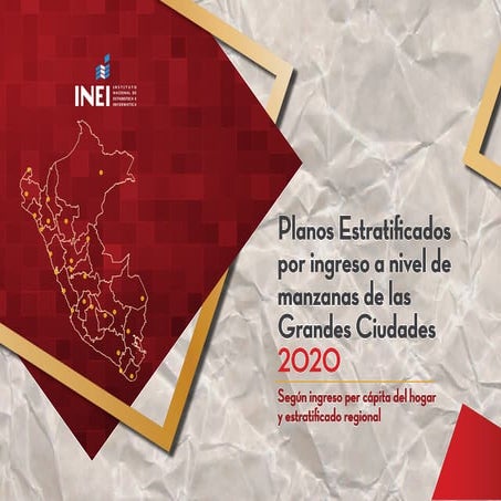 Planos Estratificados por ingreso a nivel de manzana de las Grandes Ciudades ...