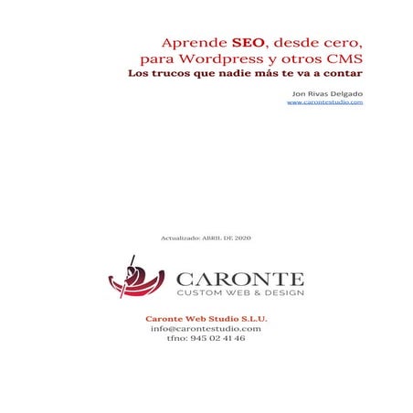Libro SEO gratis - Actualizado 2020. Manual SEO para Wordpress y otros CMS + ...