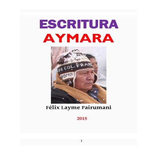 Libro 37 escritura aymara√ ok
