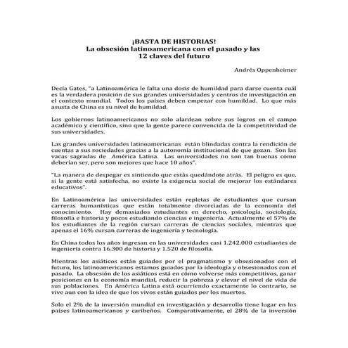 Libro basta de_historias_de_andres_oppenheimer