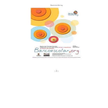 Banco Escolar del Tiempo