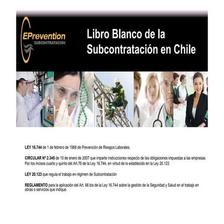 Resumen aspectos relativos a la subcontratación en Chile