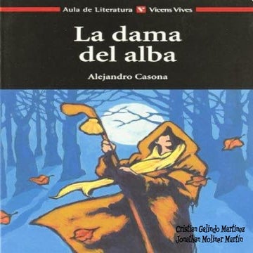 Libro la dama del alba (powerpoint)