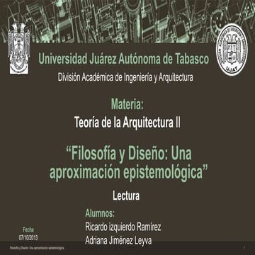  filosofía y diseño 