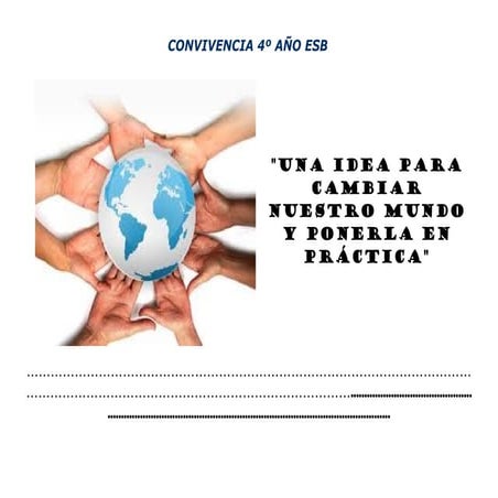 Libro convivencia 4º año esb