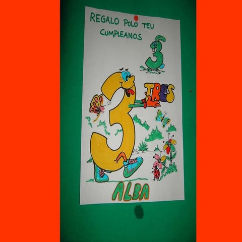 Libro de cumpleanos de Alba