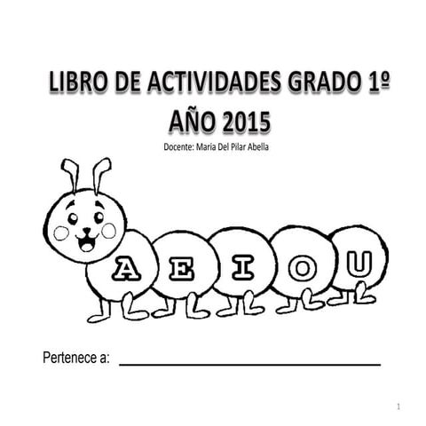 Libro de actividades grado 1º