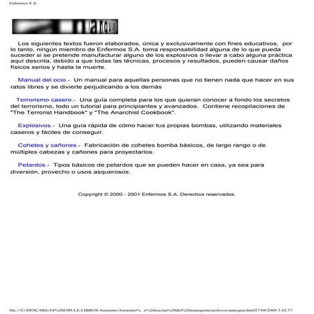 Libro de cocina del anarquista