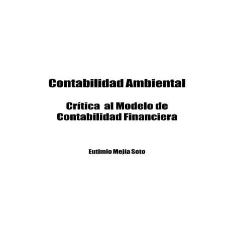Libro de contabilidad ambiental unidad v