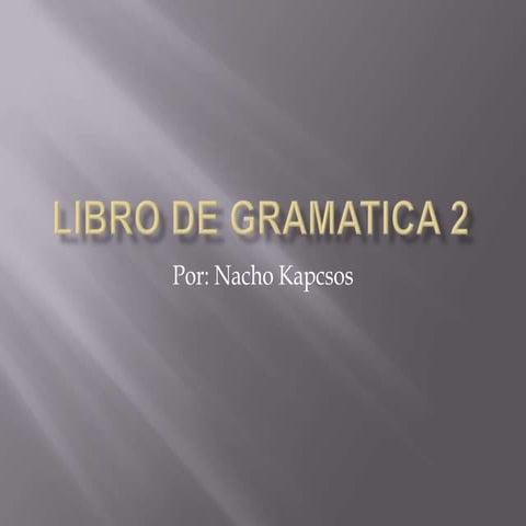 Libro de gramatica 2
