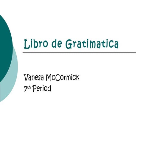 Libro de gratimatica