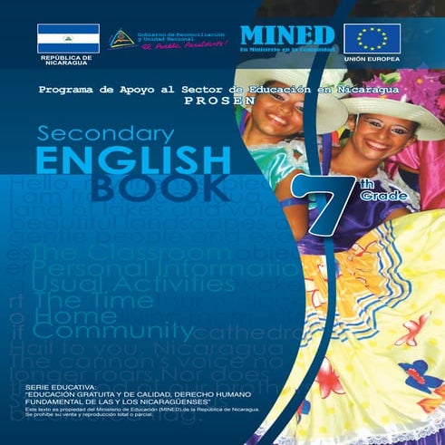 Libro de ingles 7mo grado