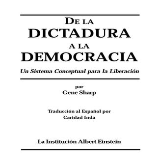 Libro de la dictadura a la democracia