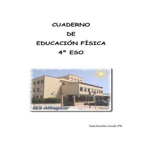 Cuaderno de Educacion Fisica 4ºESO 
