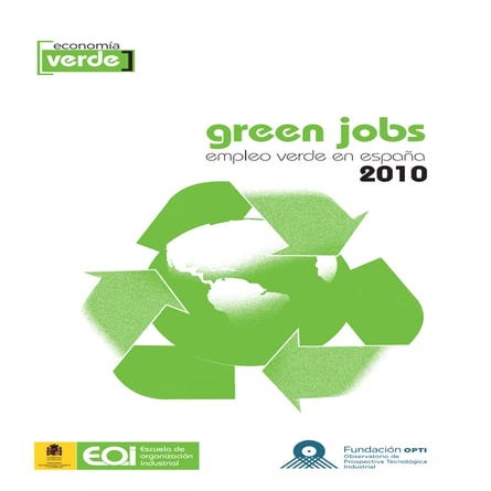 Green jobs, empleo verde en españa